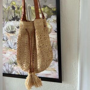 EUC Mar Y Sol Straw Handbag